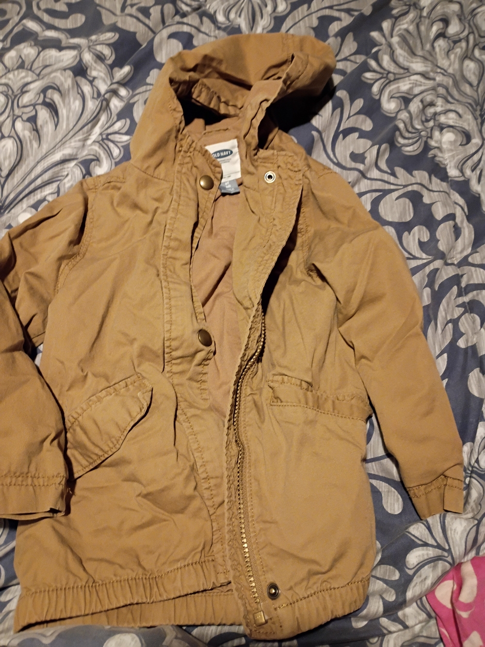 Old Navy Hooded Jacket in Tan